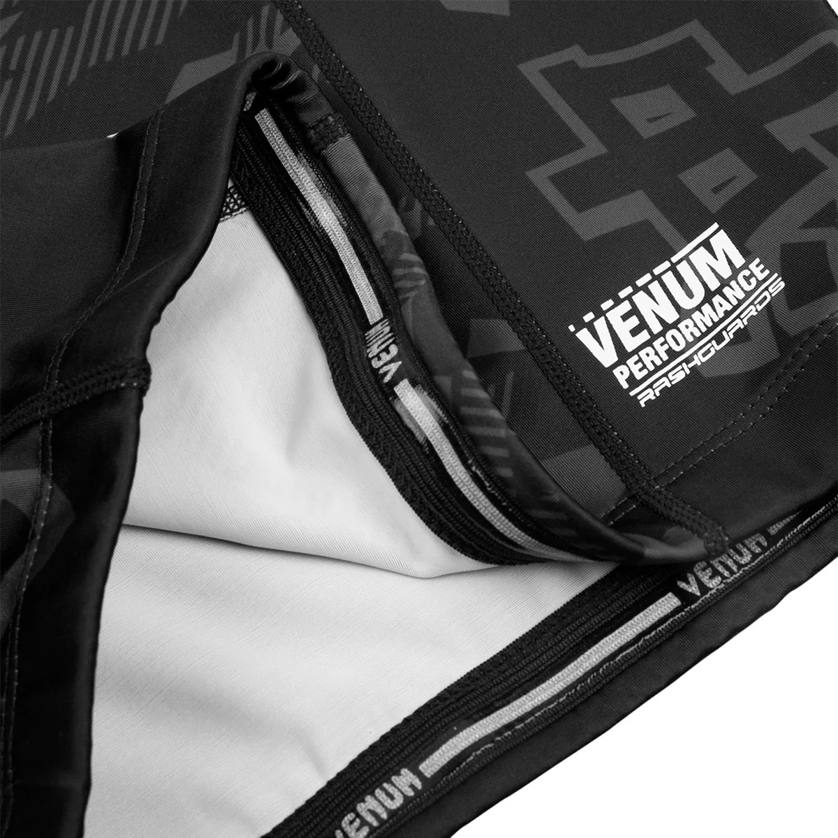 Venum Okinawa 2.0 Long Sleeve Compression Rashguard - Black/White - Image 5