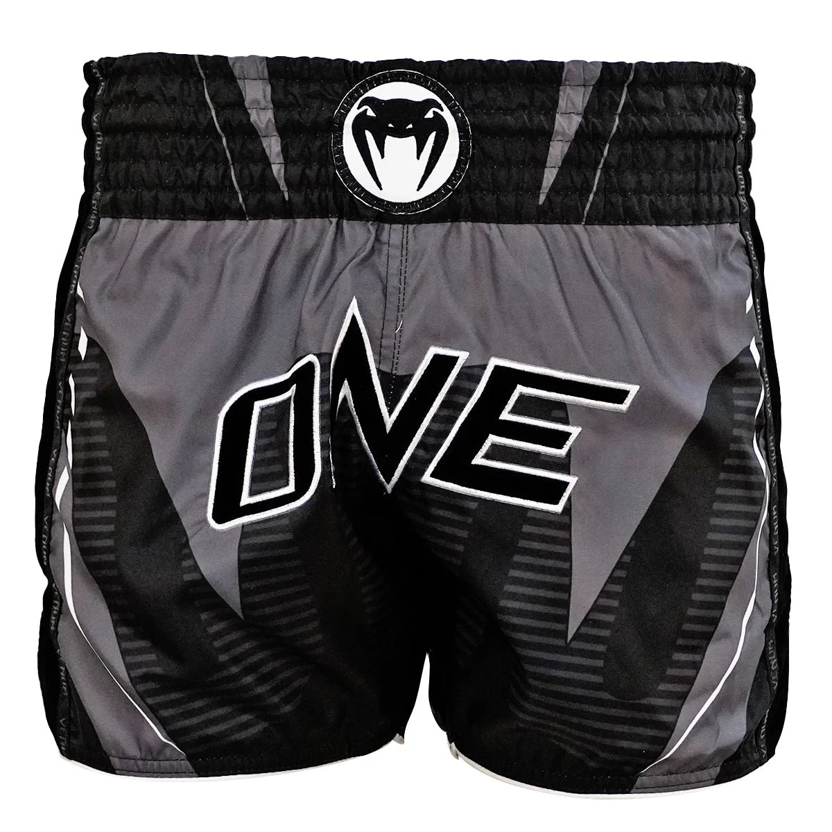 Venum One FC 3.0 Muay Thai Shorts - Black/White