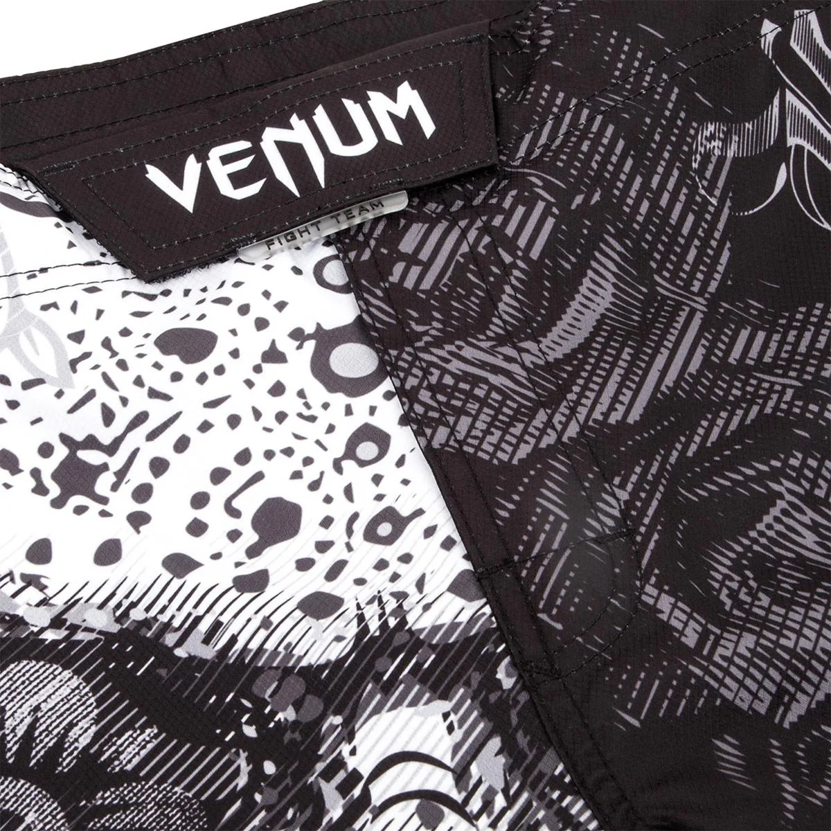 Venum Santa Muerte 3.0 Lightweight MMA Fightshorts - Black/White - Image 4