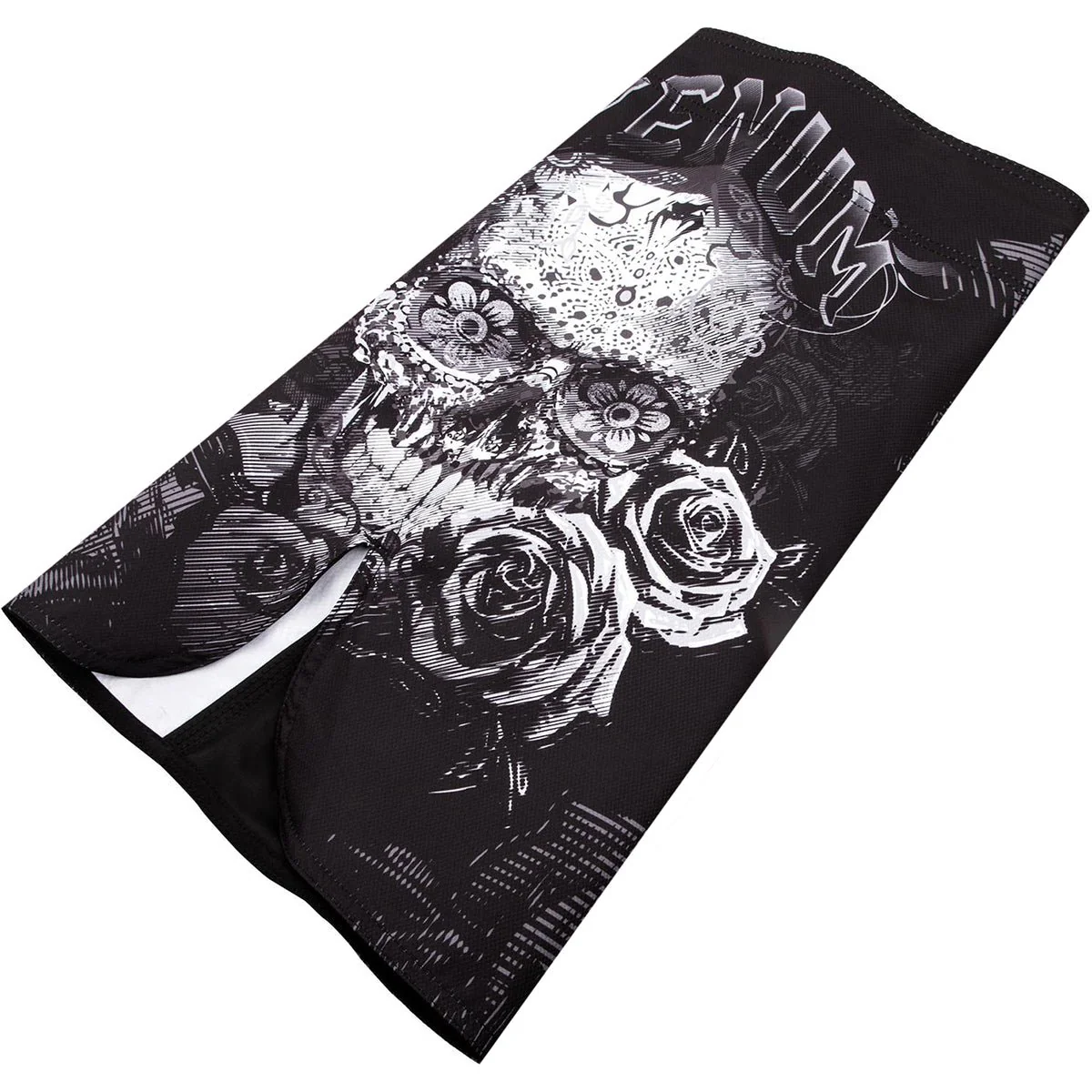 Venum Santa Muerte 3.0 Lightweight MMA Fightshorts - Black/White - Image 7
