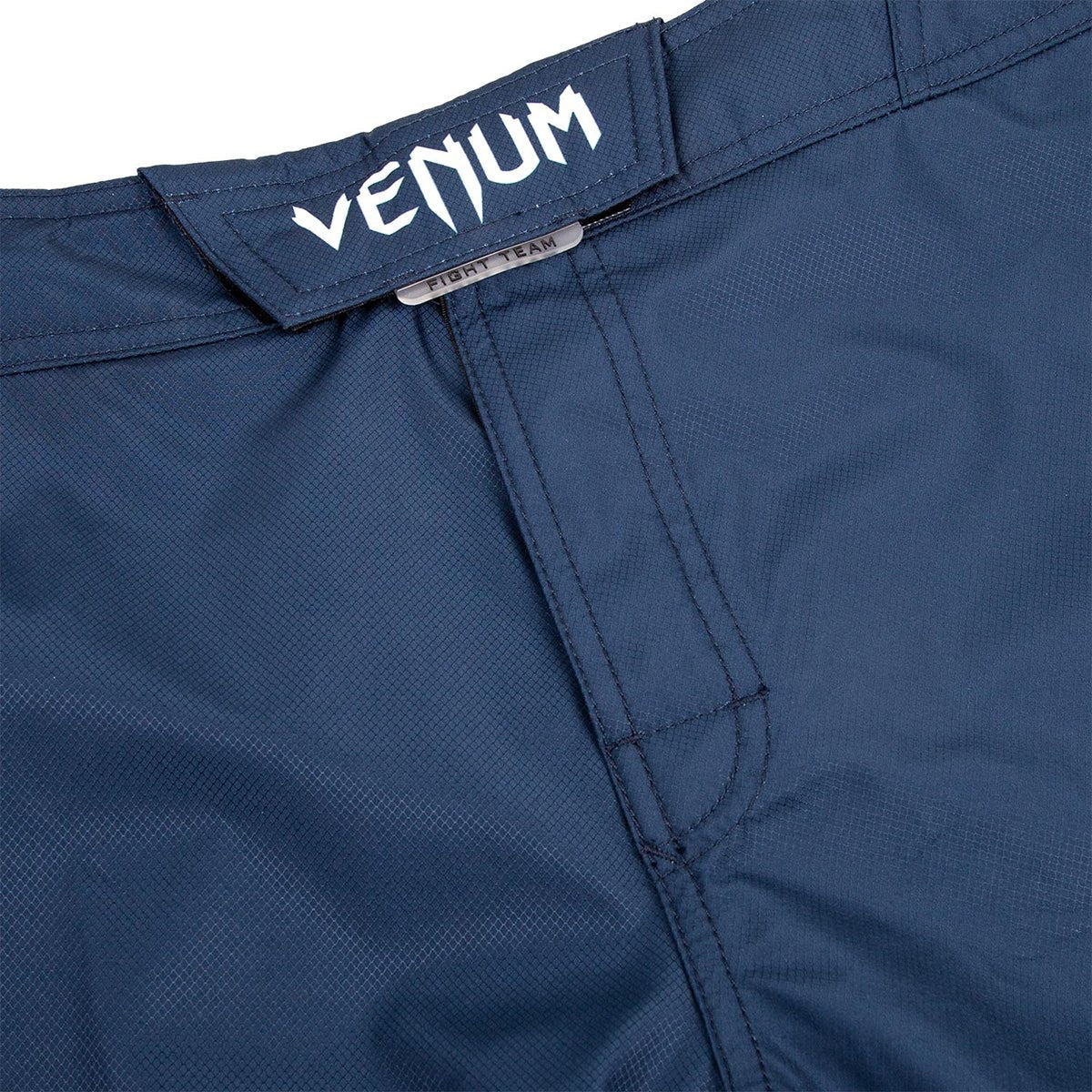 Venum Signature MMA Fight Shorts - Navy Blue/White - Image 5