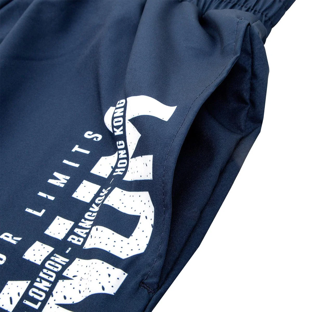 Venum Signature Training Shorts - Navy Blue/White - Image 7