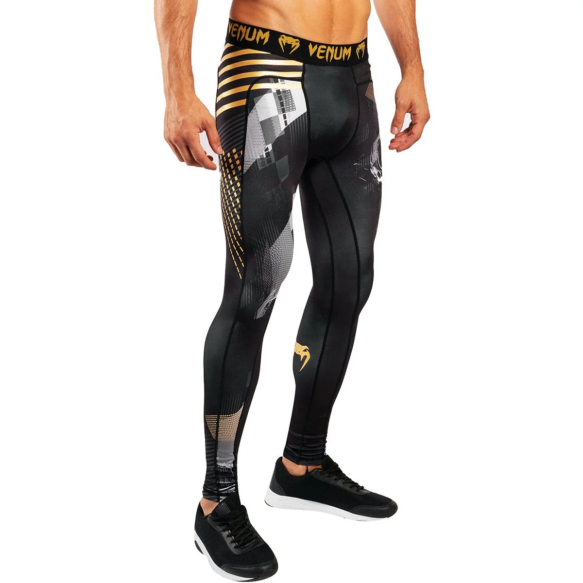 Venum Skull Compression Spats - Black - Image 3