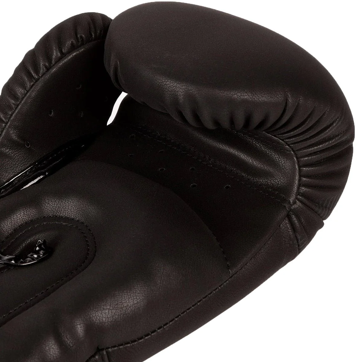 Venum Skull Hook and Loop Boxing Gloves - Black/Black - Image 5