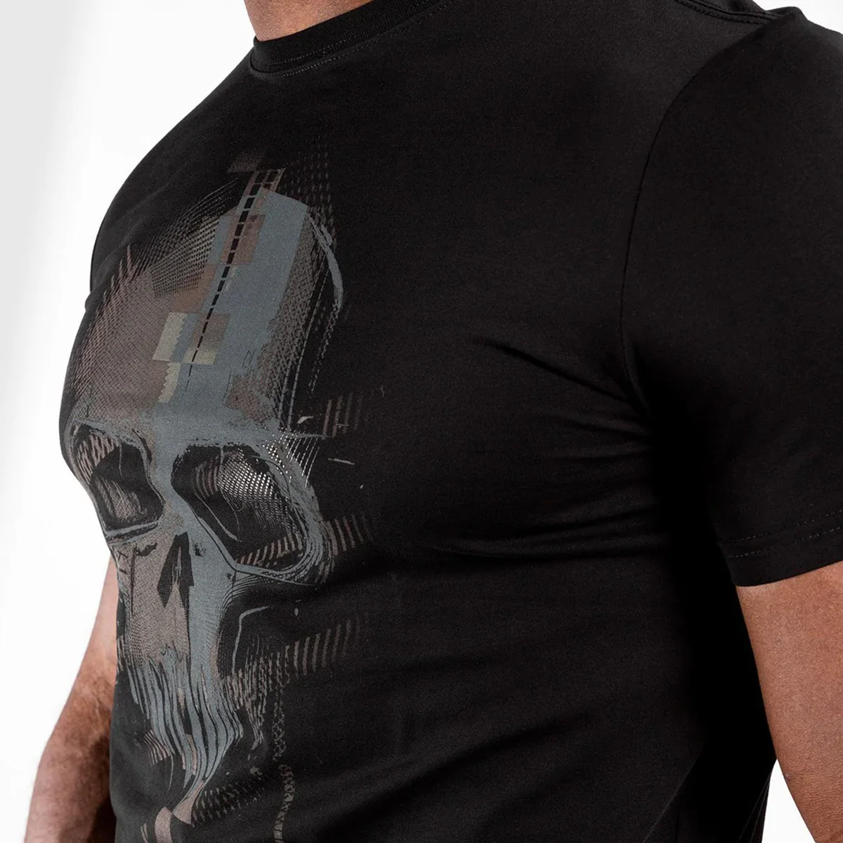 Venum Skull T-Shirt - Black/Black - Image 3