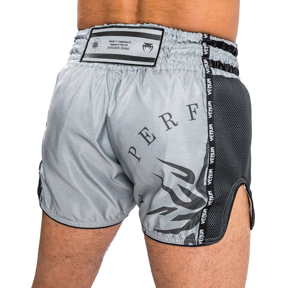 Venum Stone Muay Thai Shorts - Mineral Green - Image 2