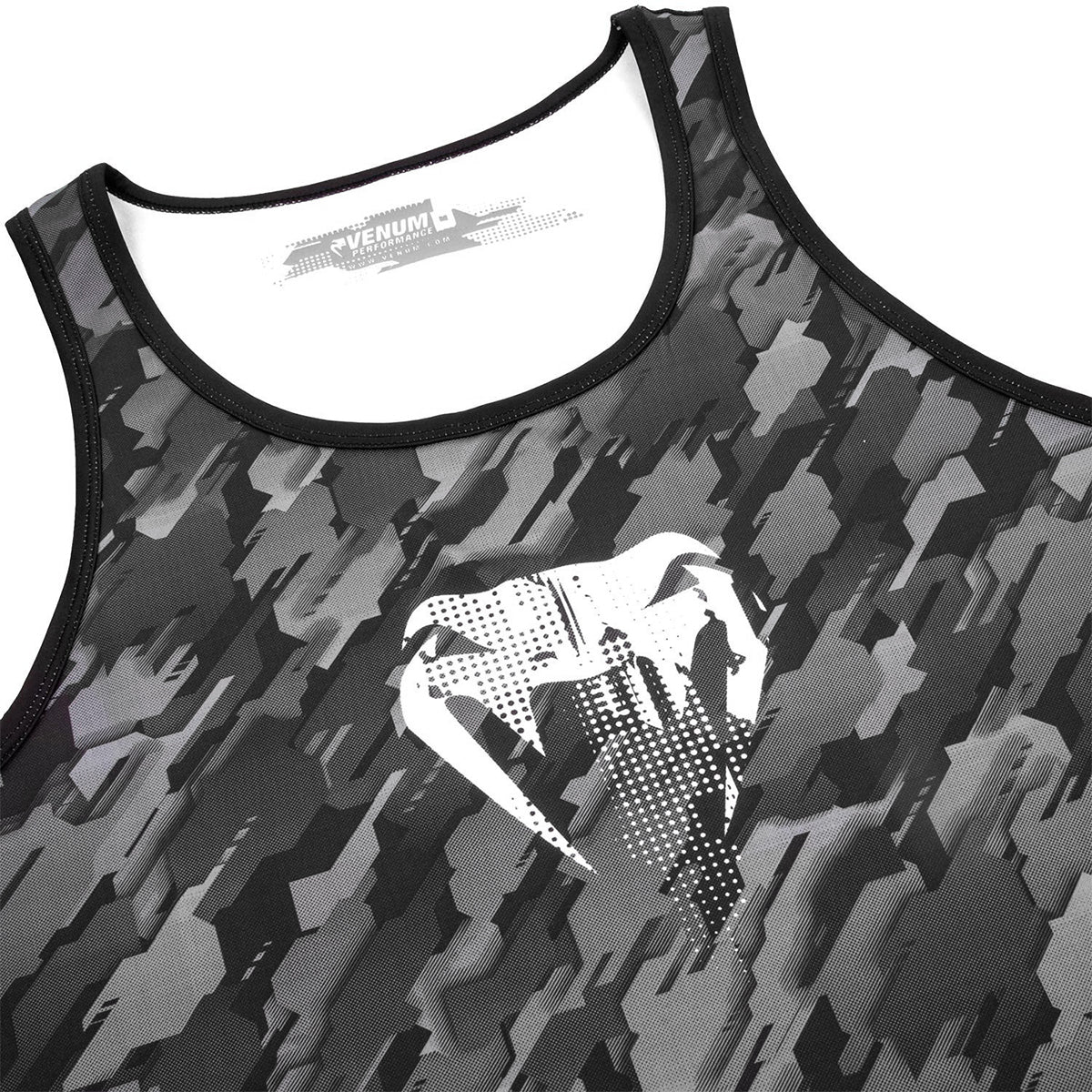 Venum Tecmo Dry Tech MMA Tank Top - Dark Gray - Image 4