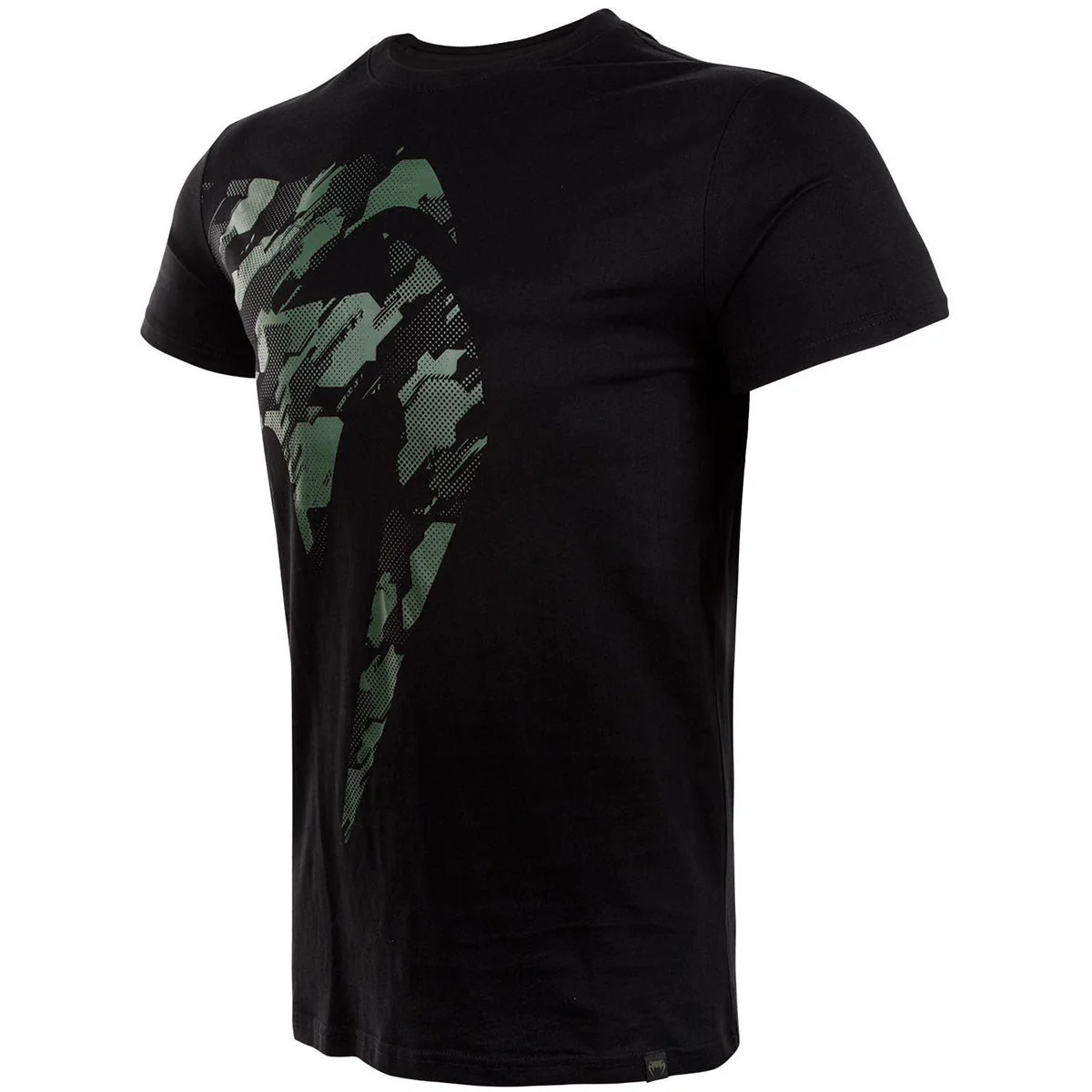 Venum Tecmo Giant T-Shirt - Black/Khaki - Image 2