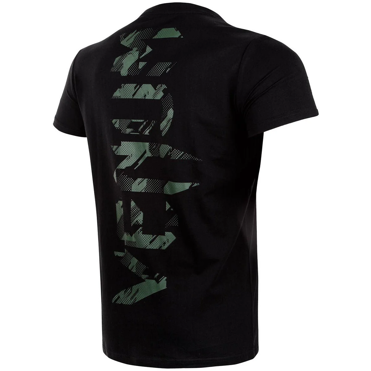 Venum Tecmo Giant T-Shirt - Black/Khaki - Image 4