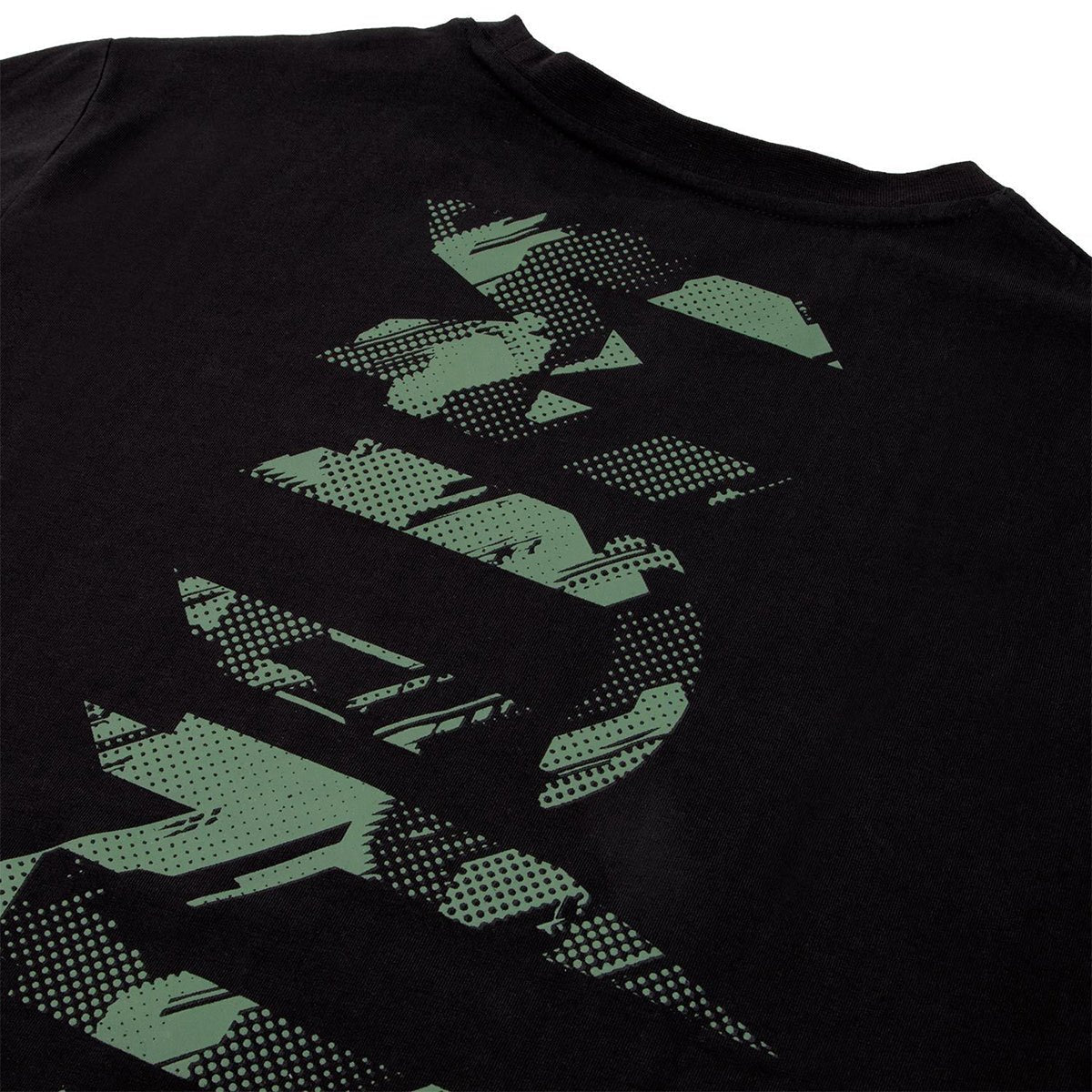 Venum Tecmo Giant T-Shirt - Black/Khaki - Image 6
