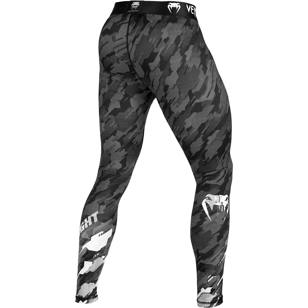 Venum Tecmo MMA Compression Spats - Dark Gray - Image 4