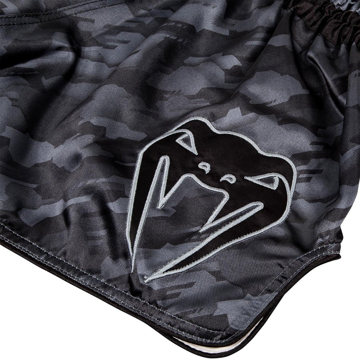 Venum Tecmo Muay Thai Shorts - Dark Gray - Image 5