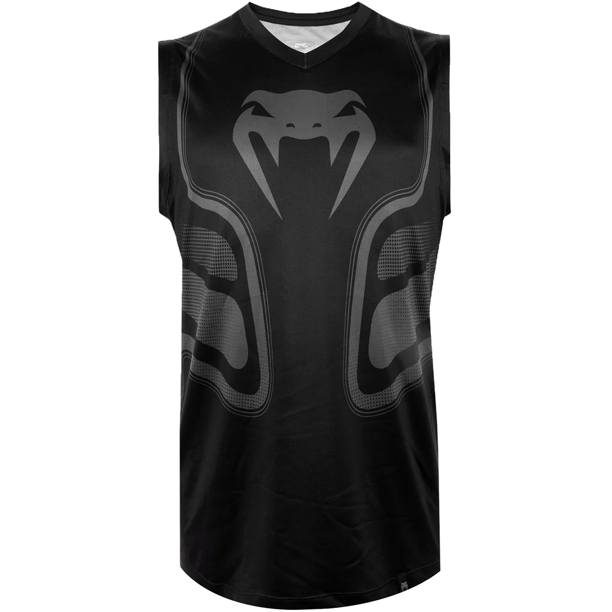 Venum Tempest 2.0 Dry Tech X-Fit Crewneck Tank Top - Black/Gray