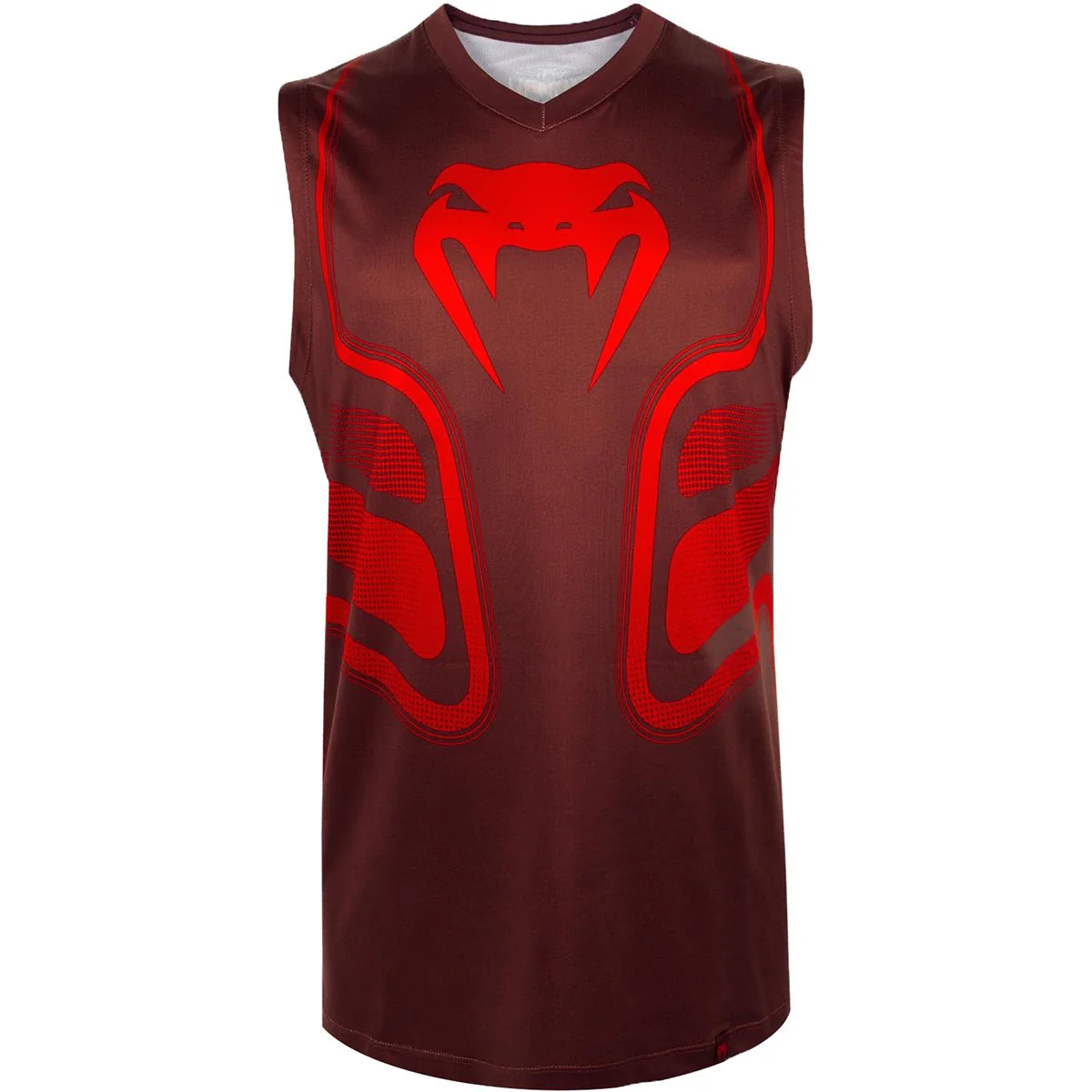 Venum Tempest 2.0 Dry Tech X-Fit Crewneck Tank Top - Red/Red