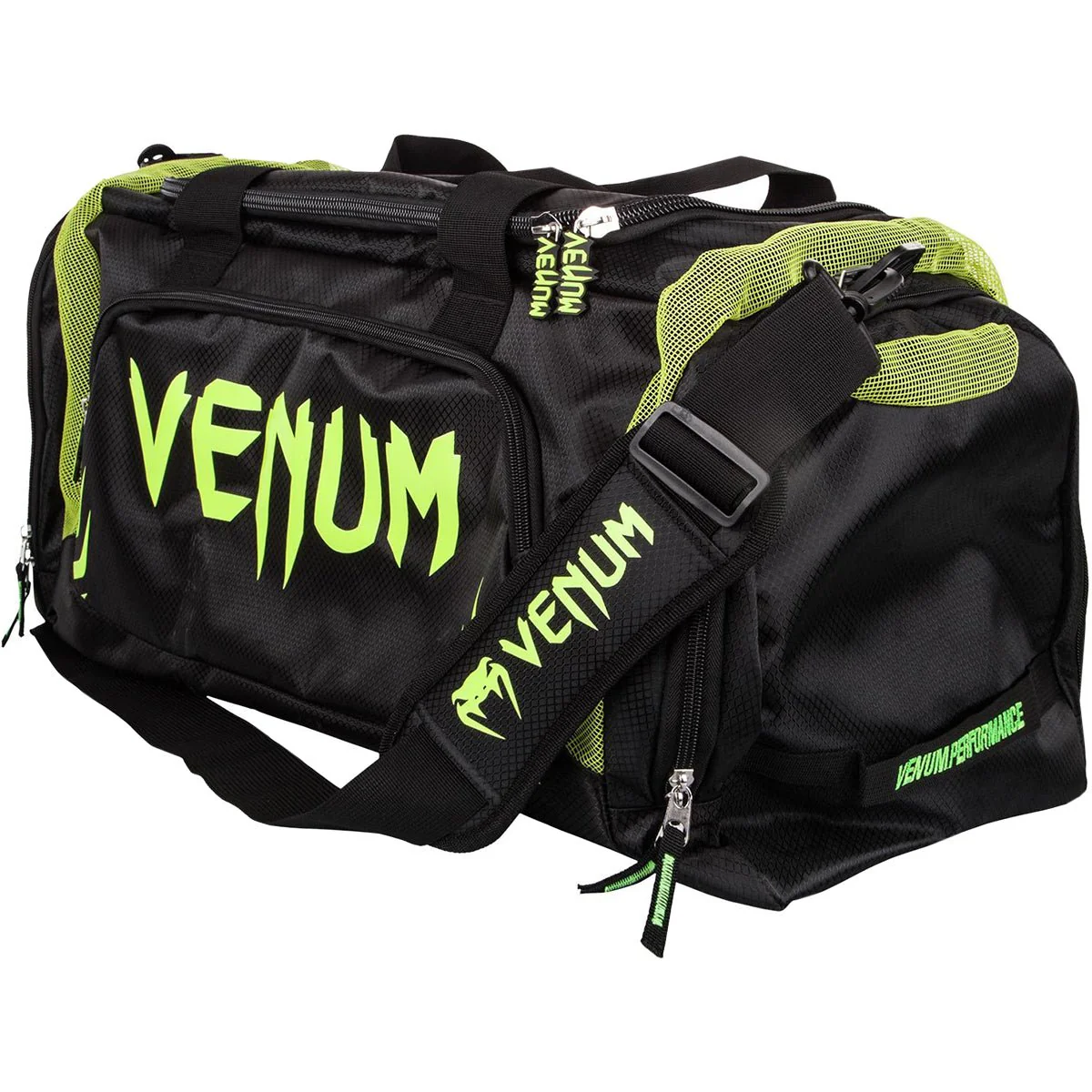 Venum Trainer Lite Sport Duffel Bag - Black/Neon Yellow