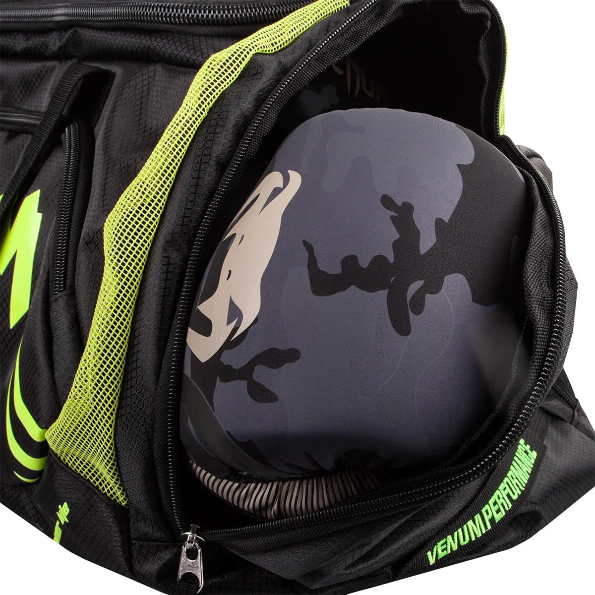 Venum Trainer Lite Sport Duffel Bag - Black/Neon Yellow - Image 6