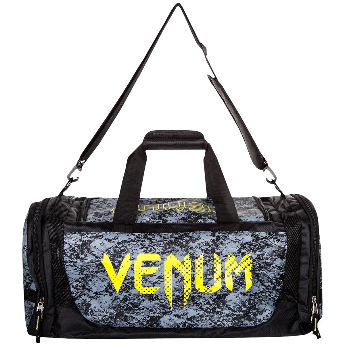 Venum Tramo Sports Bag - Black/Yellow - Image 4