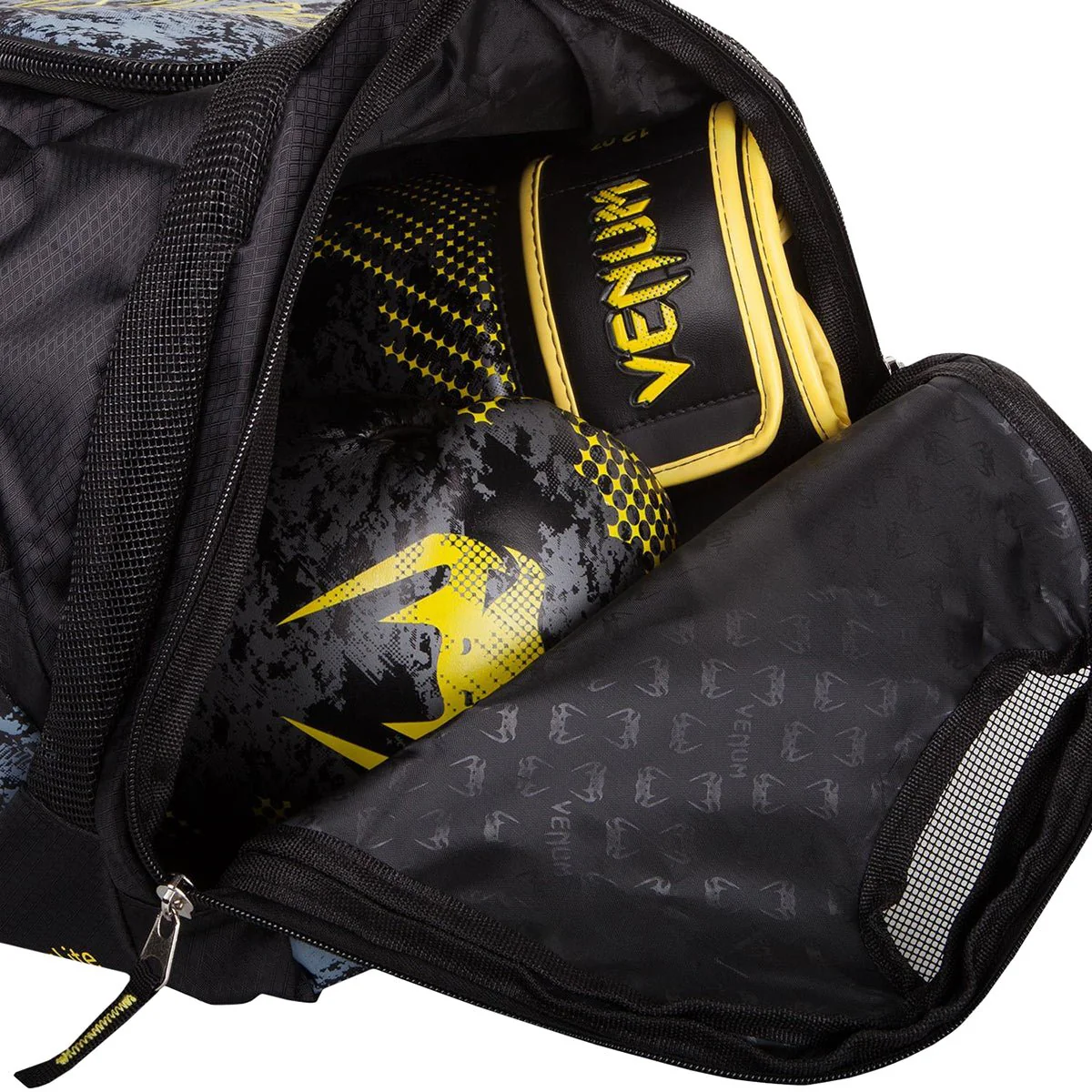 Venum Tramo Sports Bag - Black/Yellow - Image 9