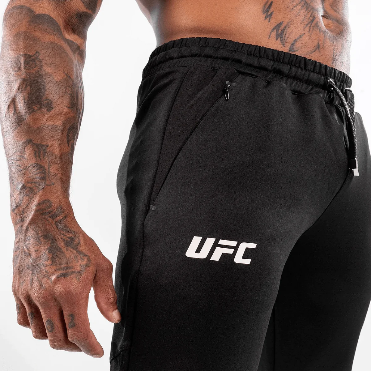 Venum UFC Authentic Fight Night Walkout Jogger Pants - Black - Image 4