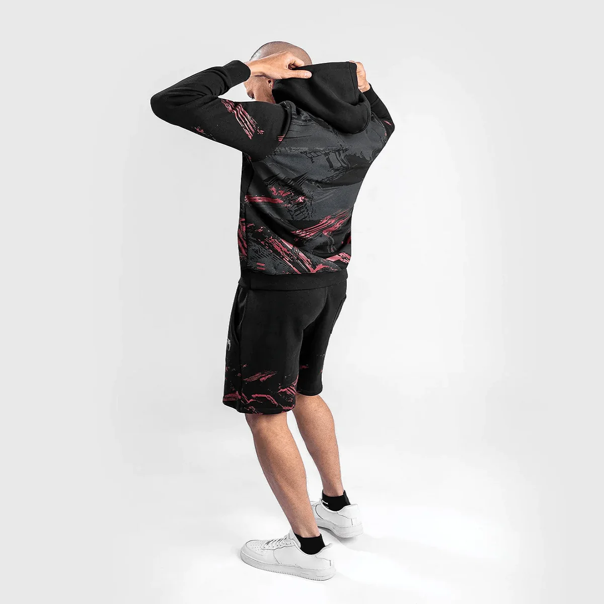 Venum UFC Authentic Fight Week 2.0 Pullover Hoodie - Black/Red - Image 6