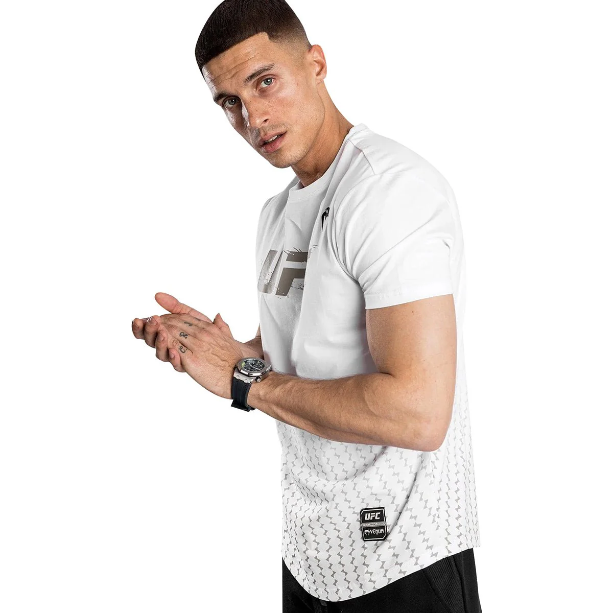 Venum UFC Authentic Fight Week 2.0 Short Sleeve T-Shirt - White - Image 2