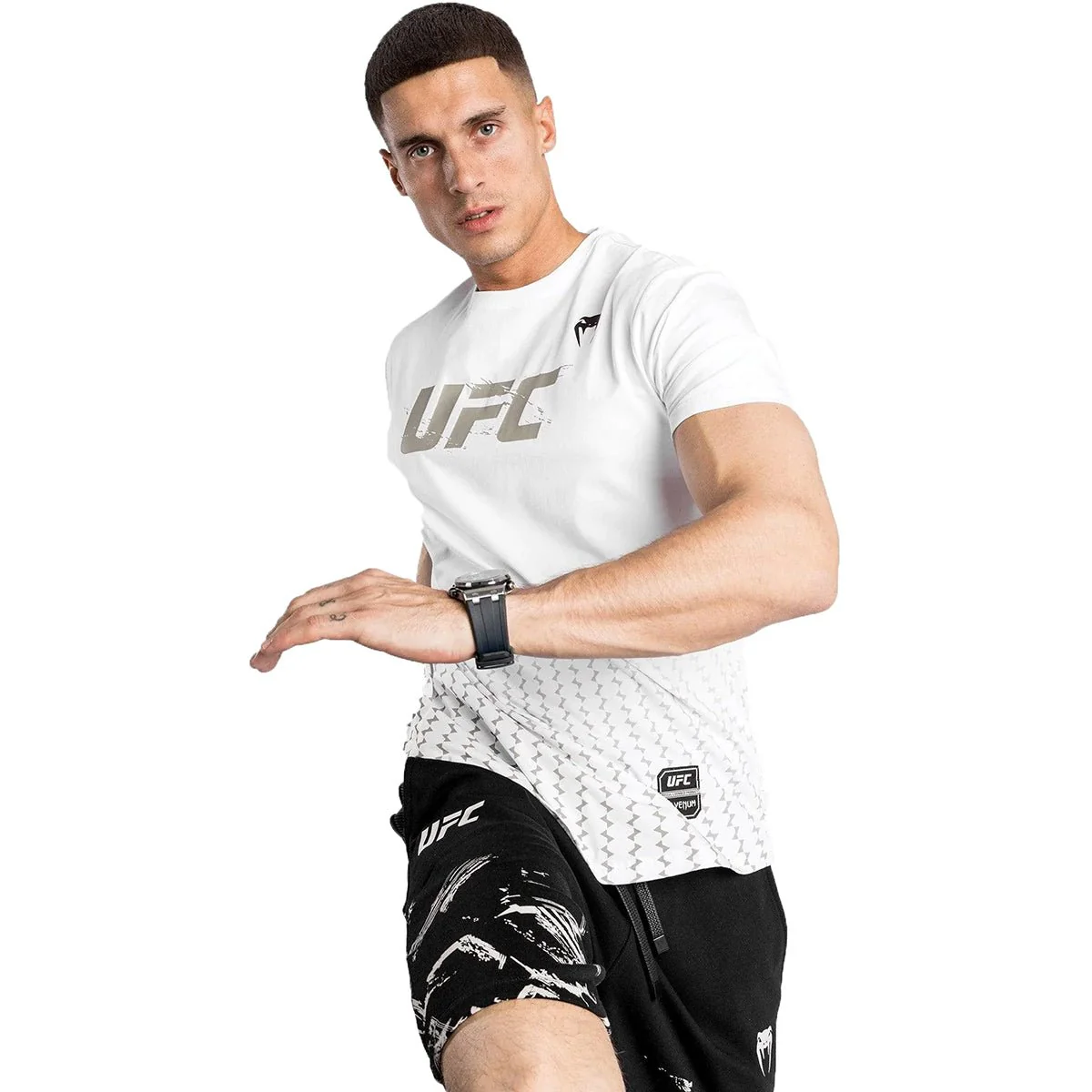 Venum UFC Authentic Fight Week 2.0 Short Sleeve T-Shirt - White - Image 3