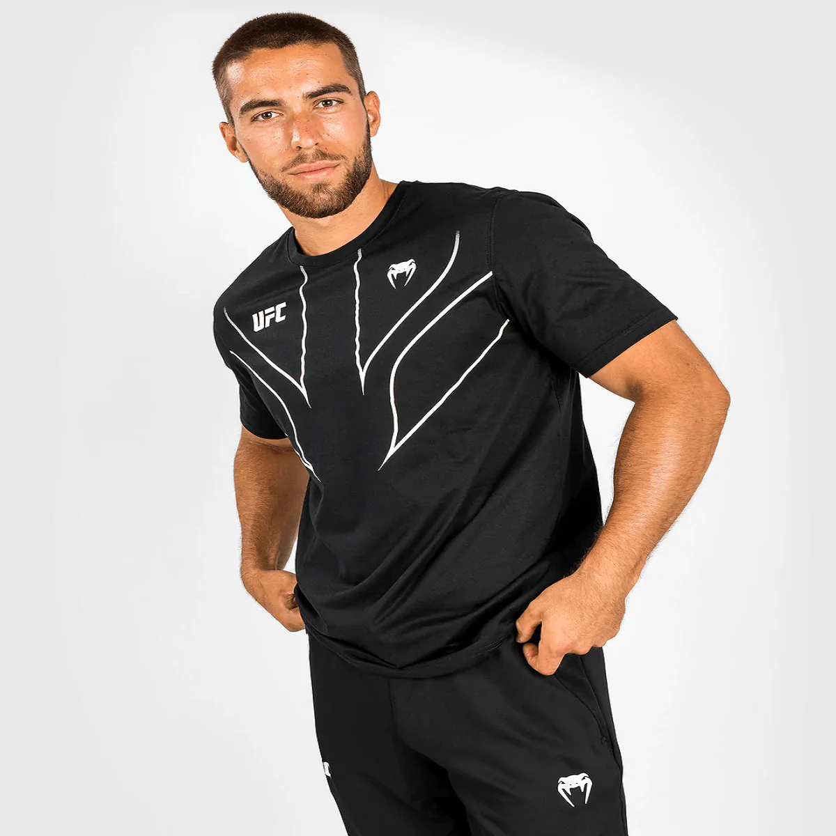 Venum UFC Fight Night 2.0 Replica T-Shirt - Black