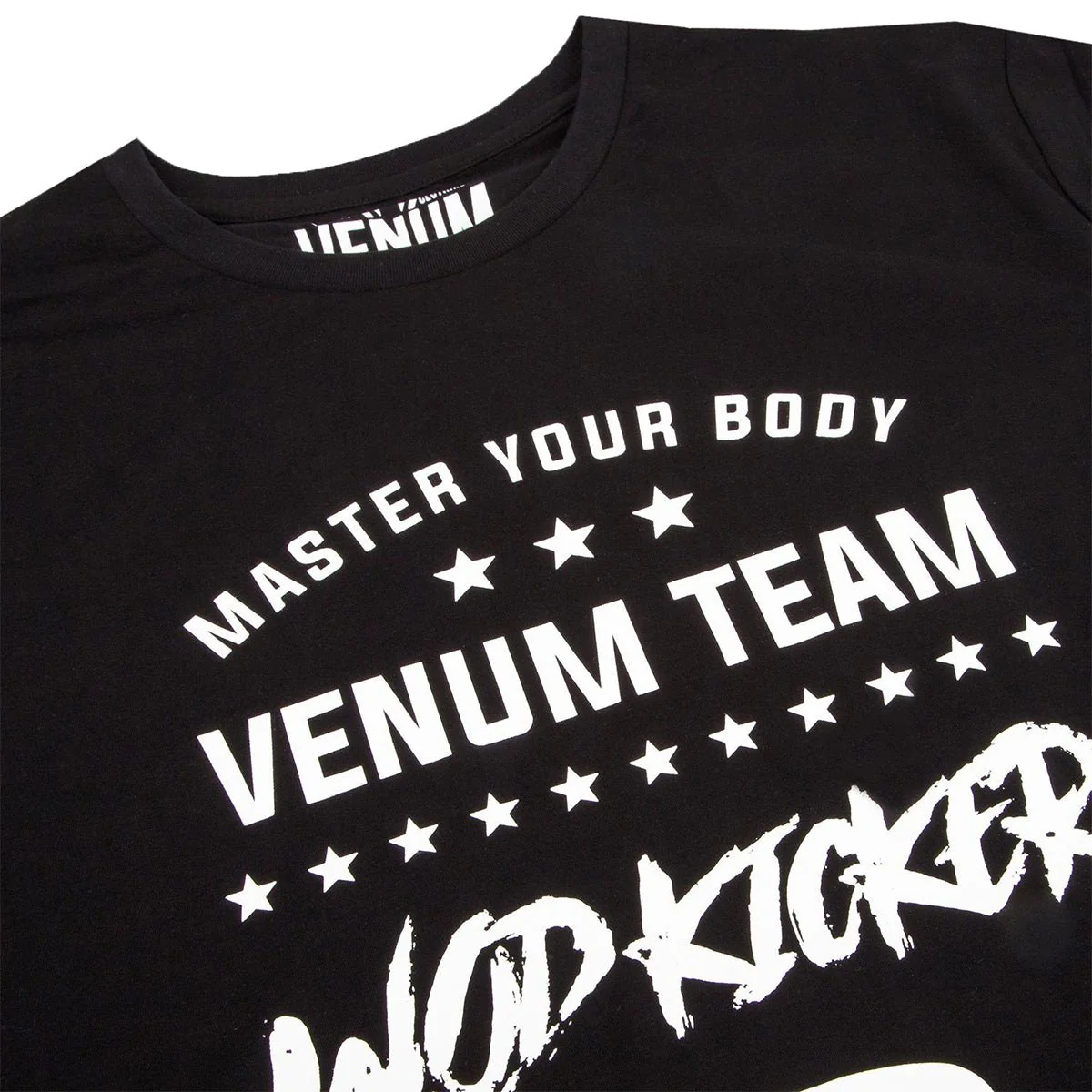 Venum Wod Kicker Crewneck T-Shirt - Black/White - Image 5