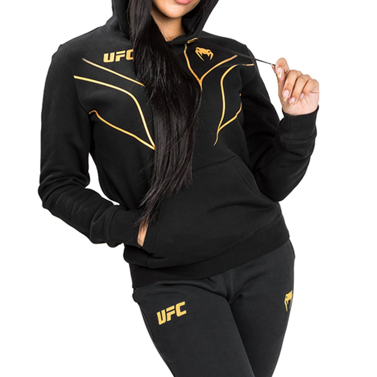 Venum Women's UFC Fight Night 2.0 Replica Pullover Hoodie - Champion - Image 2