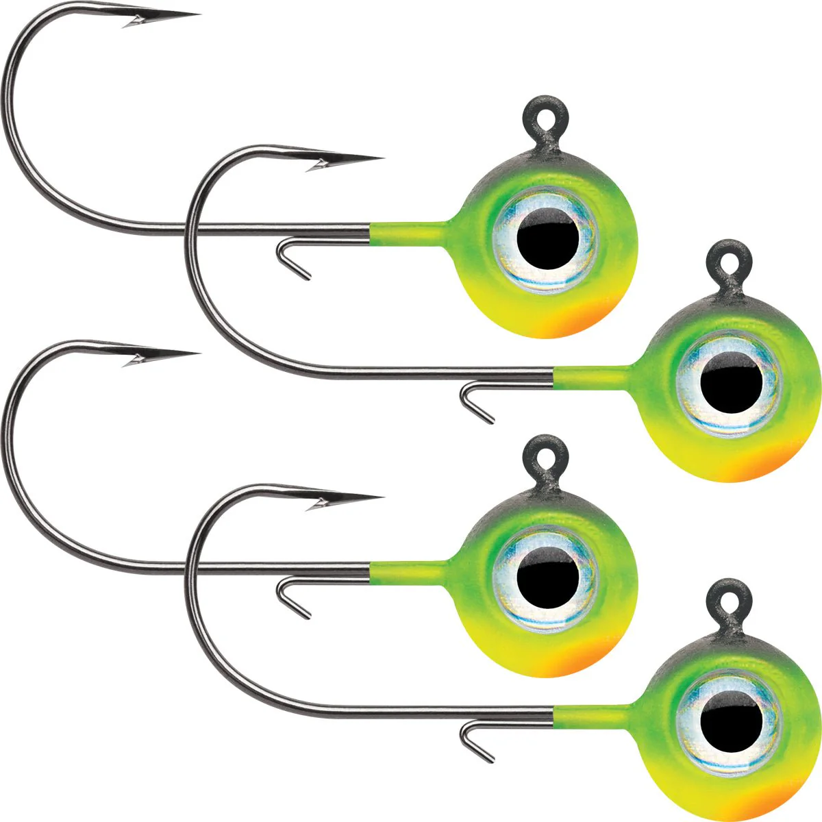 VMC 3/8 oz. Neon Moon Eye Jig - 4 Pack - Image 25