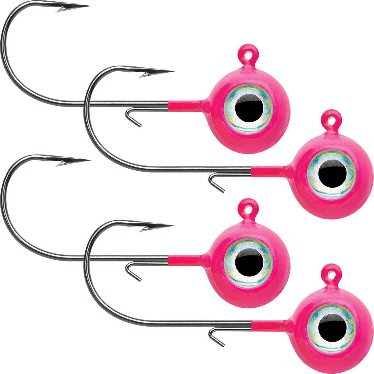 VMC 3/8 oz. Neon Moon Eye Jig - 4 Pack - Image 37