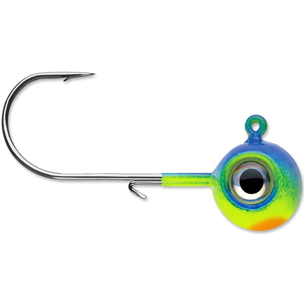 VMC Neon Moon Eye 1/8 Oz. 3D Holographic Jig - 4 Pack - Parrot - Image 2