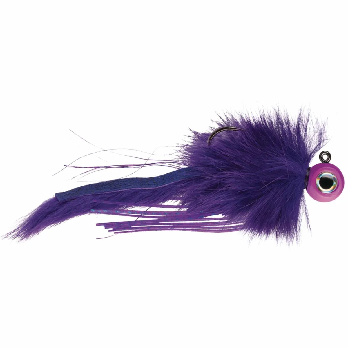 VMC TWCJ Twitchin' Jig, 1/8 oz, Glow Purple Rain UV, Fishing Lure