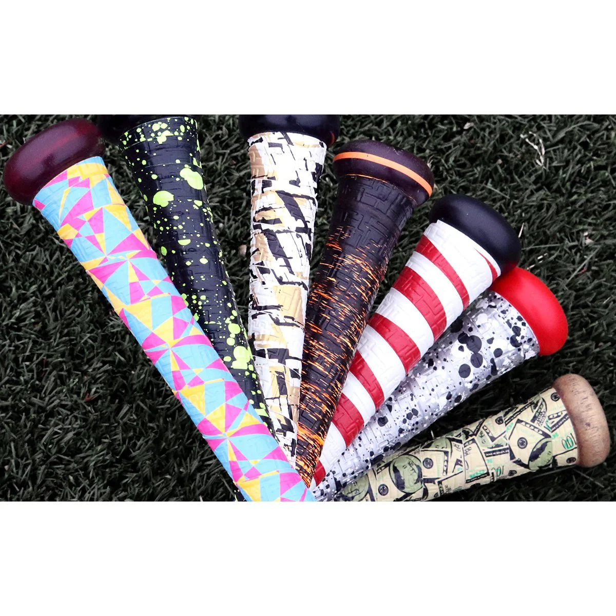 Vulcan Solid Series 0.5mm Ultralight Advanced Polymer Bat Grip Tape Wrap - Image 2