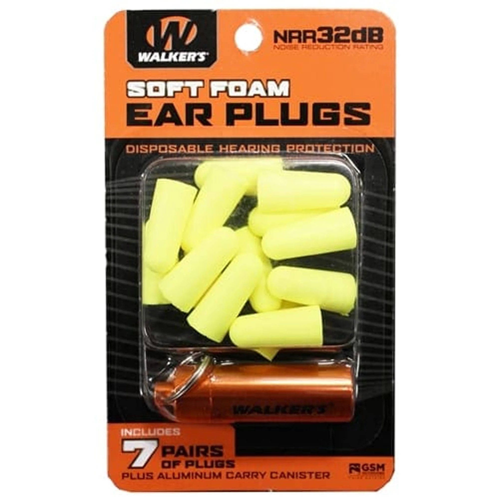 Walker's - Foam Ear Plugs with Carry Canister - Image 4