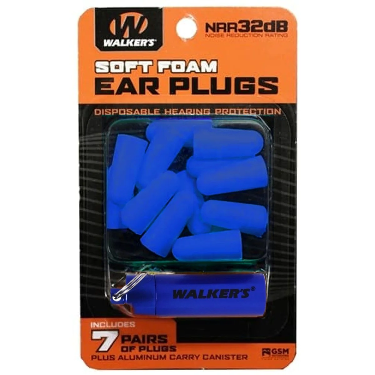 Walker's - Foam Ear Plugs with Carry Canister - Image 5