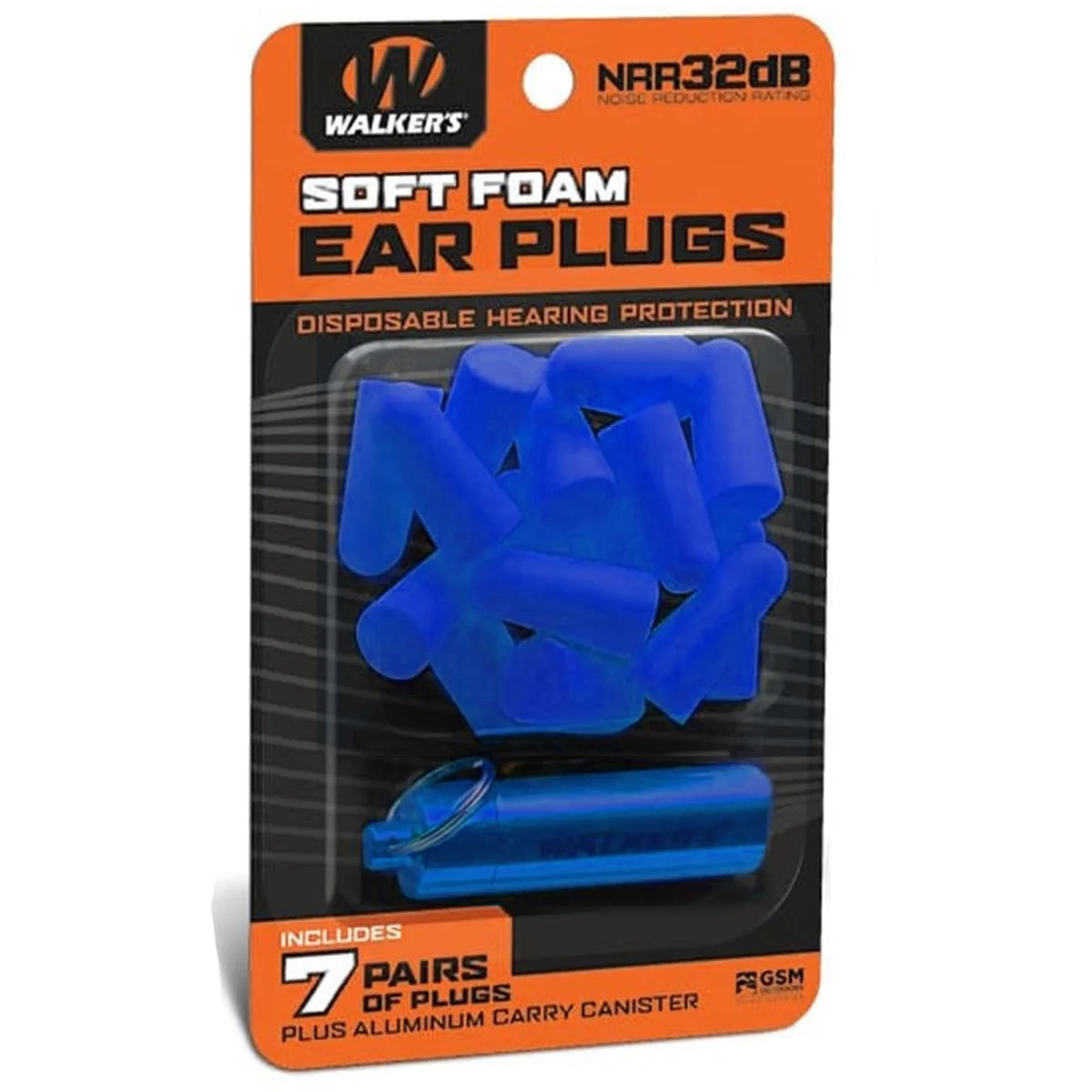 Walker's - Foam Ear Plugs with Carry Canister - Image 6