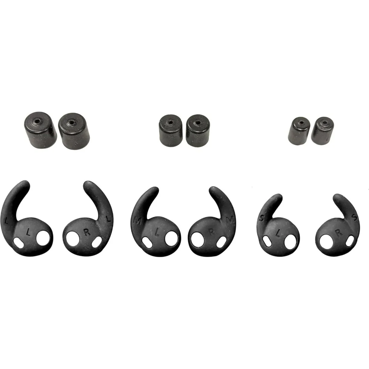 Walker's Silencer 2.0, Rechargeable Replacement Tips/Fins, S/M/L
