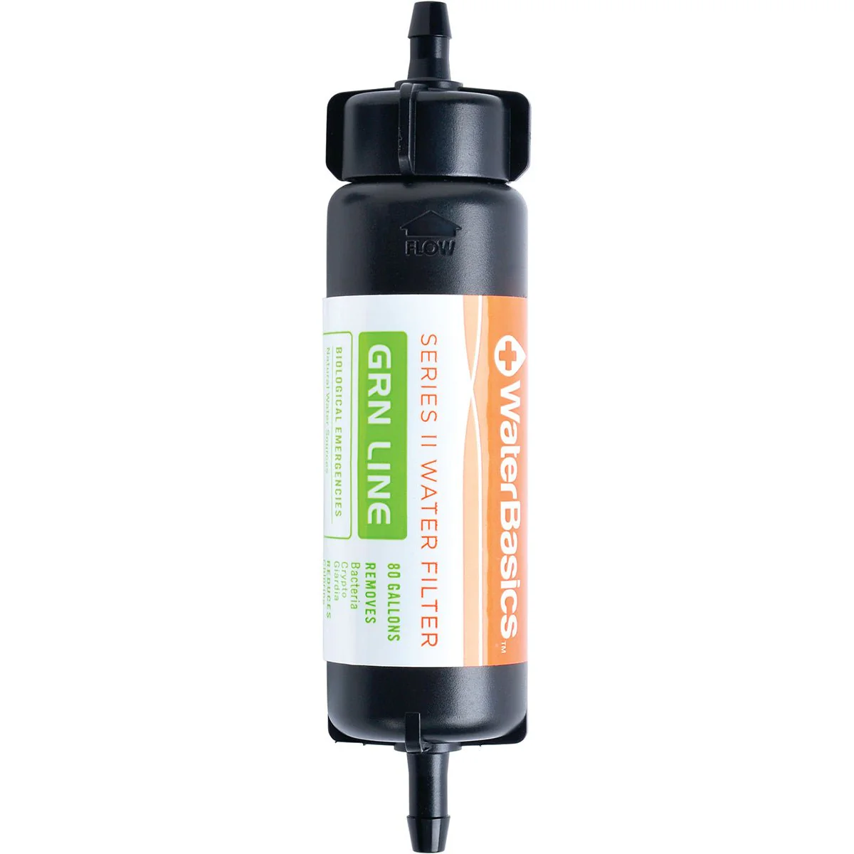 WaterBasics Series II GRN Line Emergency Water Filter
