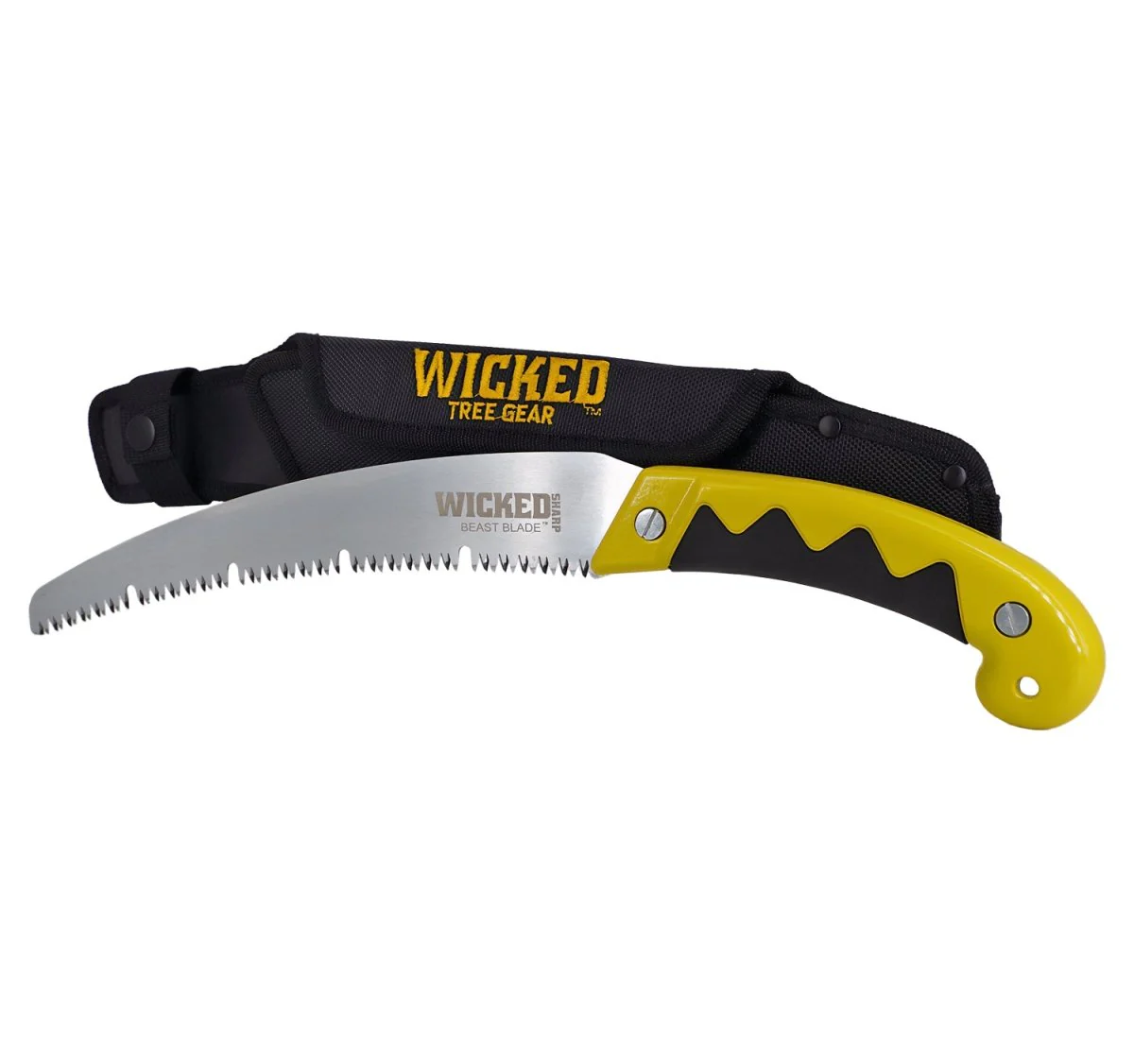 Wicked Tree Gear 11" Blade Beast Fixed Hand Saw with Sheath
