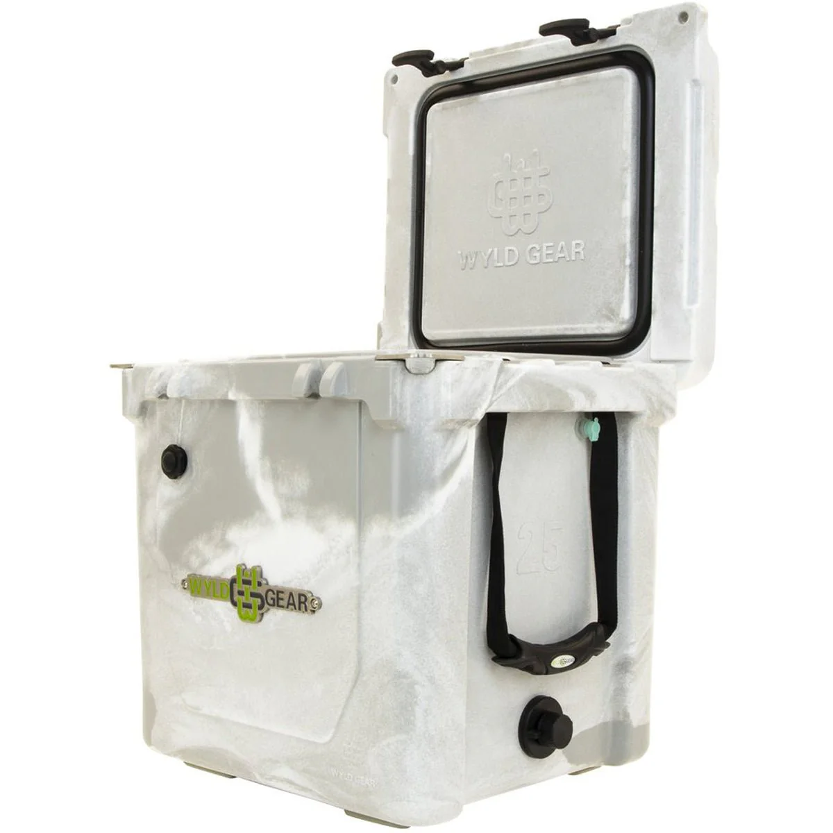 Wyld Gear 25 Quart Wyld One Hard Cooler - White/Grey - Image 3