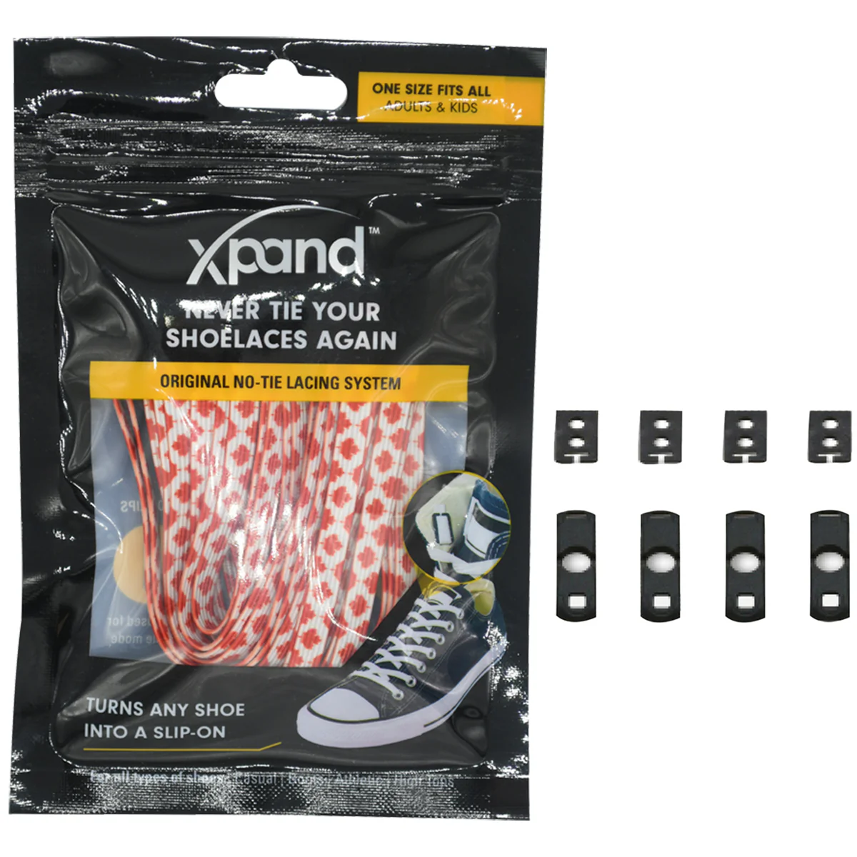 Xpand Laces Customizable No-Tie One Size Elastic Shoelaces - Image 61
