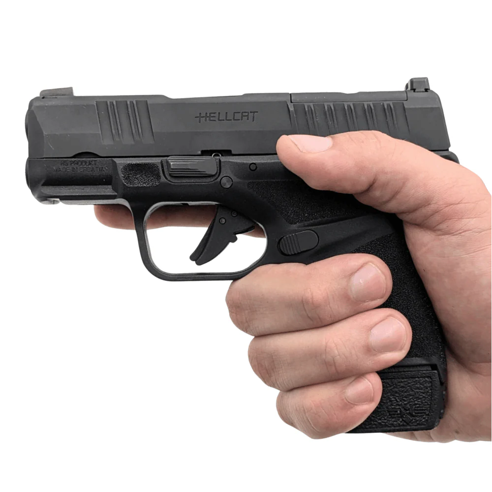 XTech Tactical Grip Extension for Springfield Hellcat 9mm +0 10-Round Magazine - Image 3