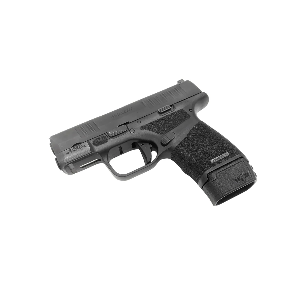 XTech Tactical Grip Extension for Springfield Hellcat 9mm +0 10-Round Magazine - Image 5