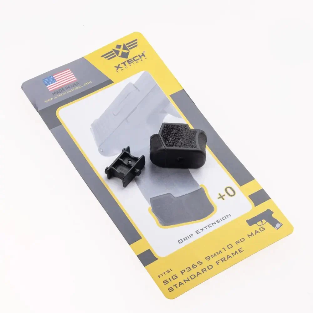 XTech Tactical MTX 365 +0 Magazine Grip Extension for Sig P365 9mm Extender - Image 4