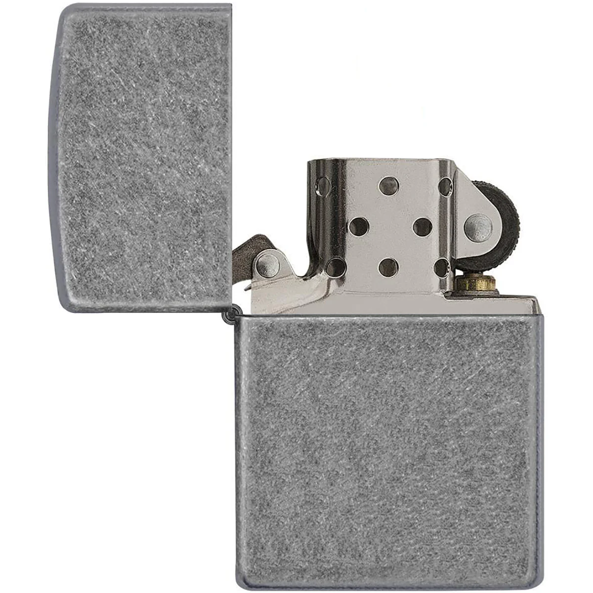 Zippo Antique Silver Plated Pocket Lighter - Image 2