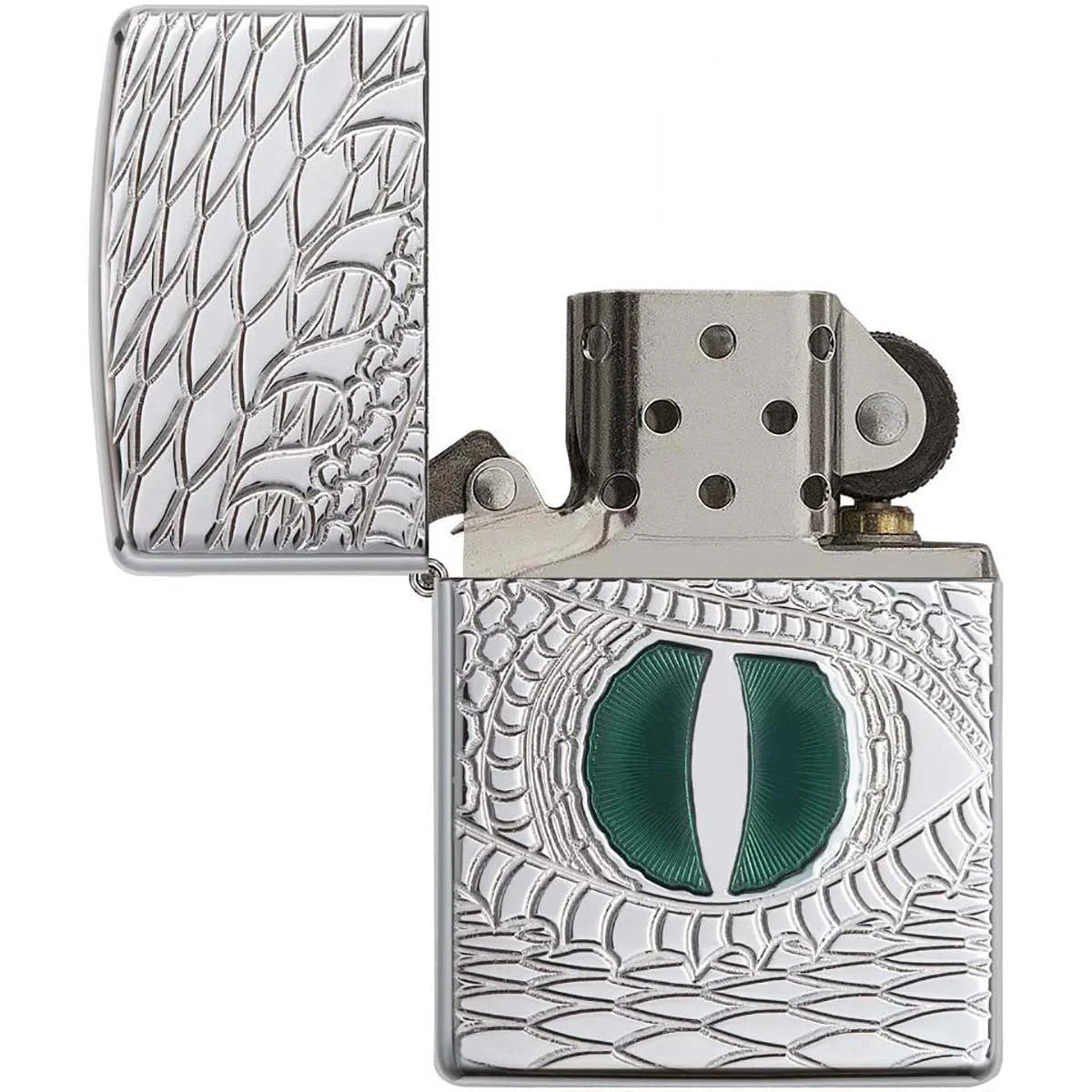 Zippo Armor Dragon's Eye High Polished Chrome Pocket Lighter - Image 3