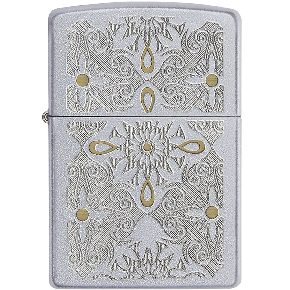 Zippo Classical Curve Satin Chrome Windproof Pocket Lighter - Image 2