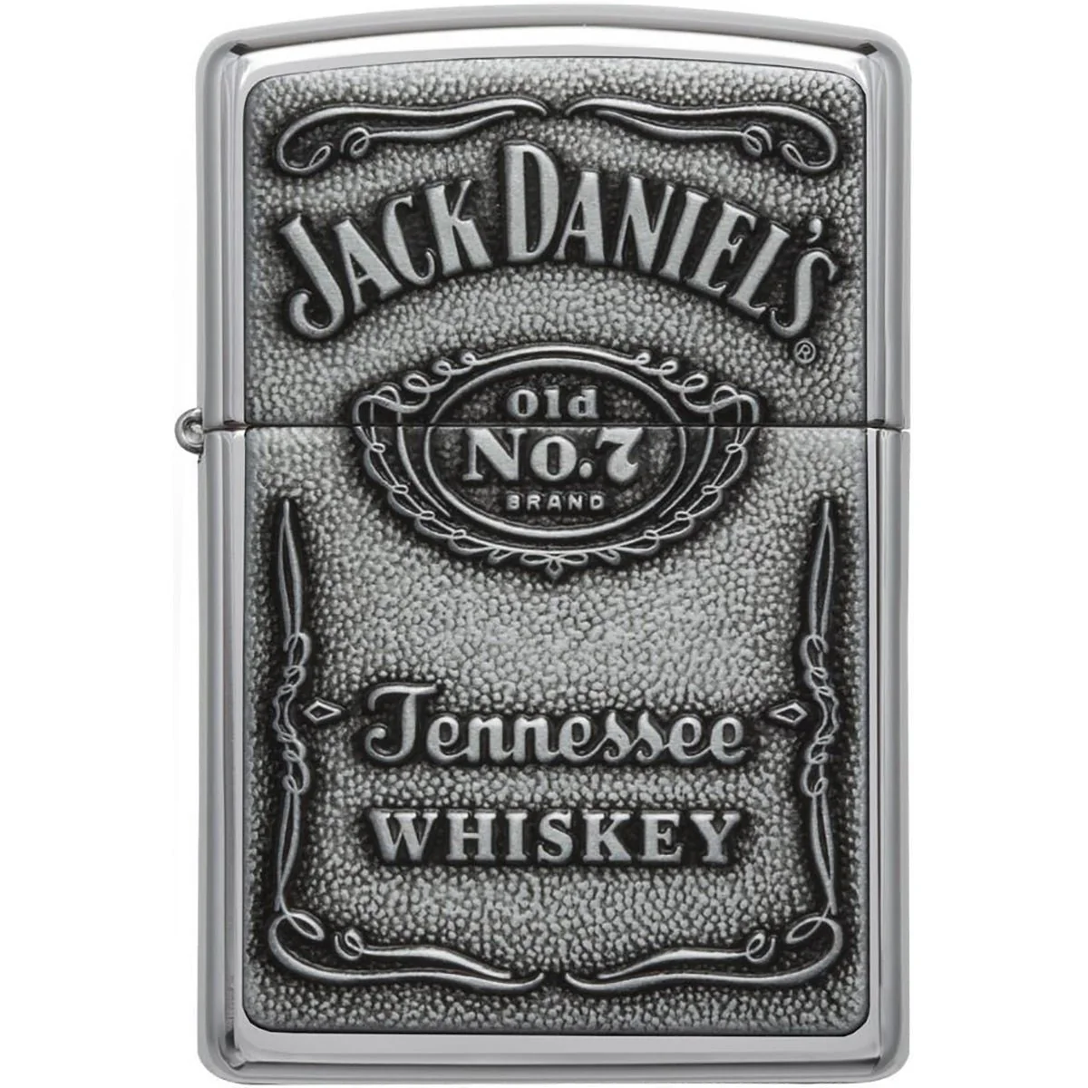 Zippo Jack Daniel's Label Pewter Emblem Pocket Lighter - Image 2