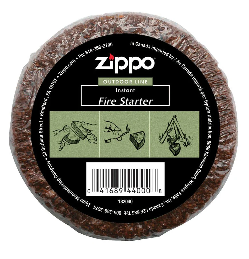 Zippo Outdoor Campfire Starter Ceder Puck